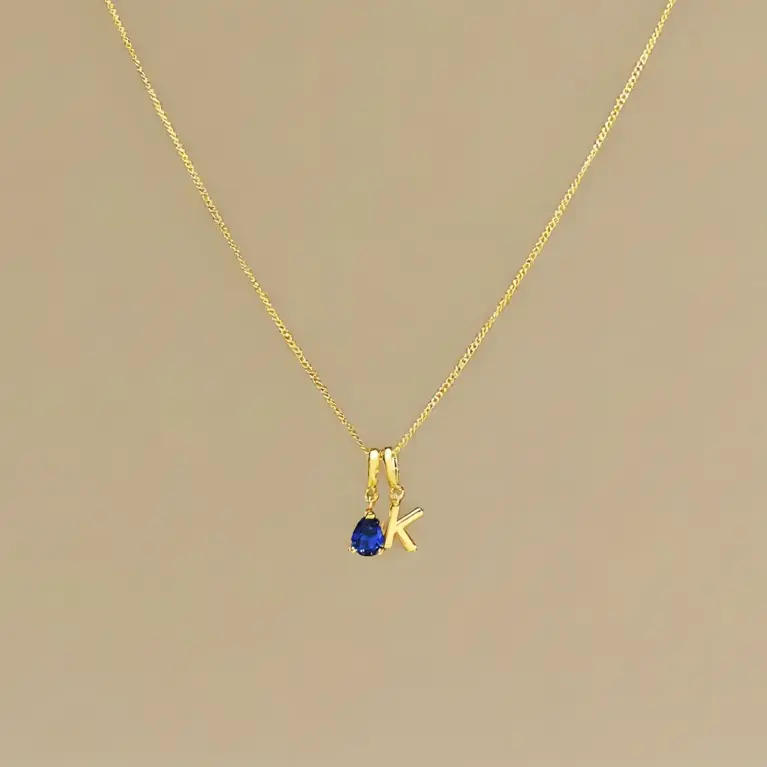 Birthstone Drops boyunbağı